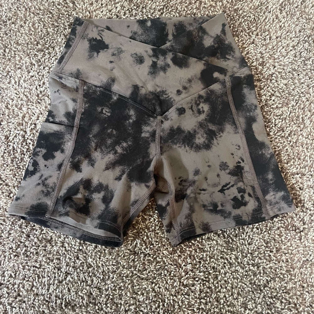Spandex biker shorts